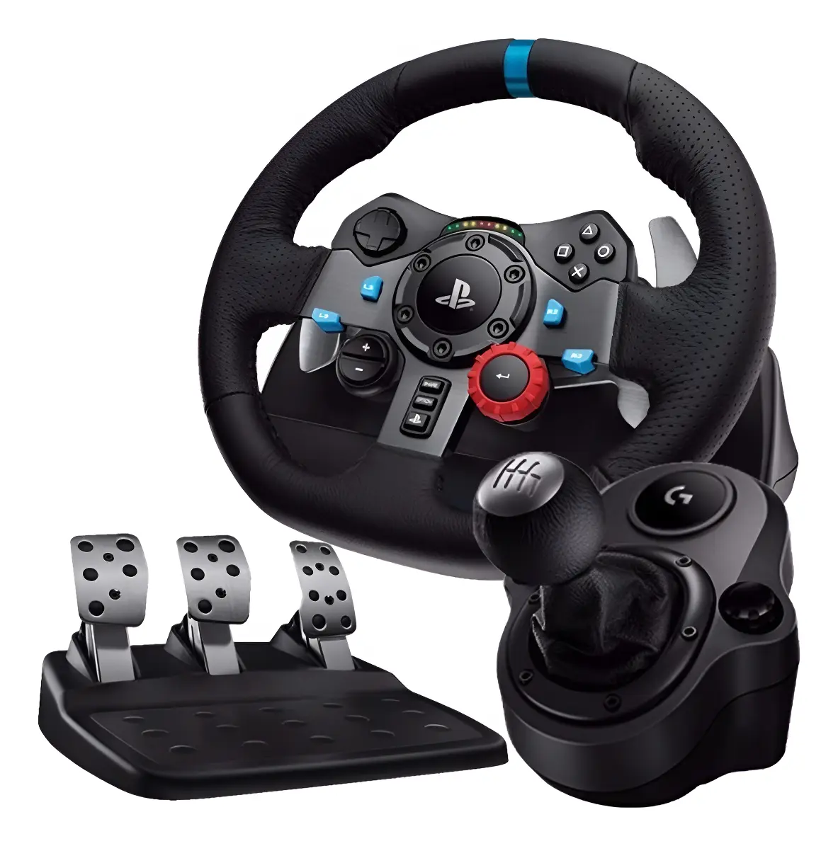 Volante para videojuegos Logitech G Kit G29 + palanca de cambios color negro
