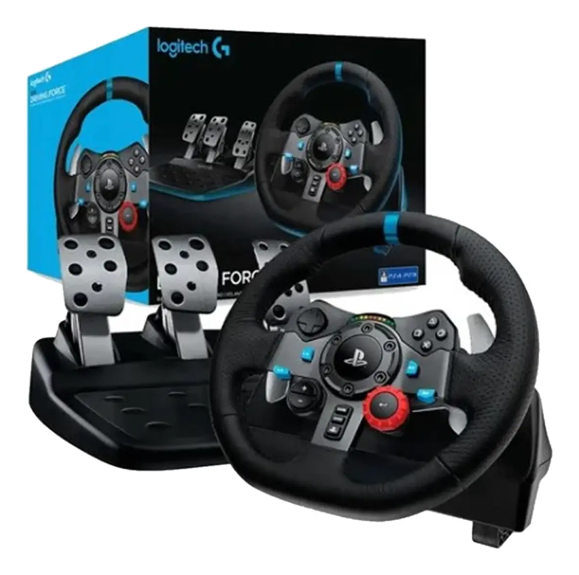 Volante para videojuegos Logitech G Kit G29 + palanca de cambios color negro